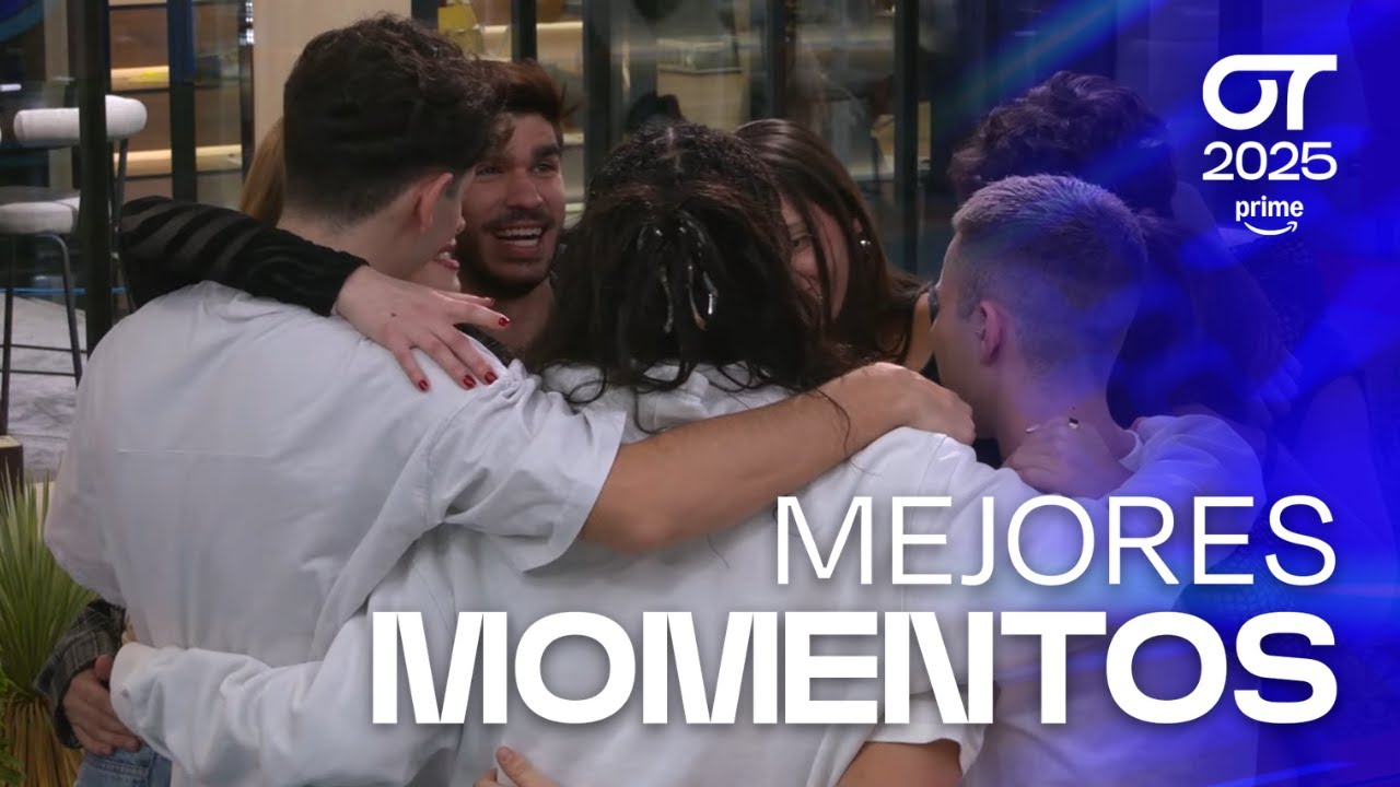 Un EMOTIVO ABRAZO COLECTIVO después del SEGUNDO PASE DE MICROS de la GALA 10 I OT 2025