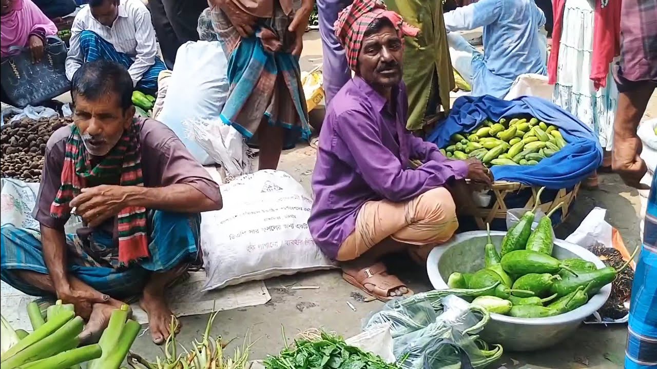 গ্রামের হাট বাজার | লাউহাটি হাটে শাক সবজির দাম কেমন দেখুন | দেলদুয়ার, টাঙ্গাইল।