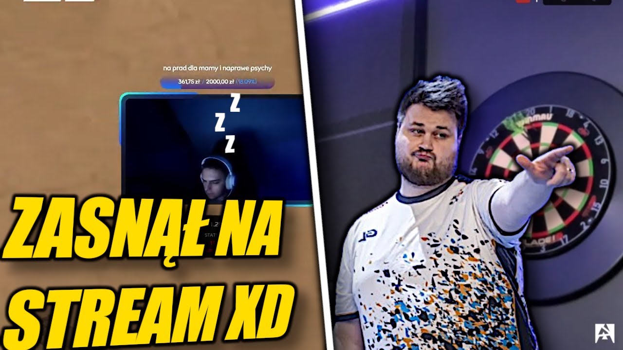 Zasnął Podczas GRY w CS2! SNAX Gra w RZUTKI podczas Oficjalnego MECZU! Szeliga Robi ACE...