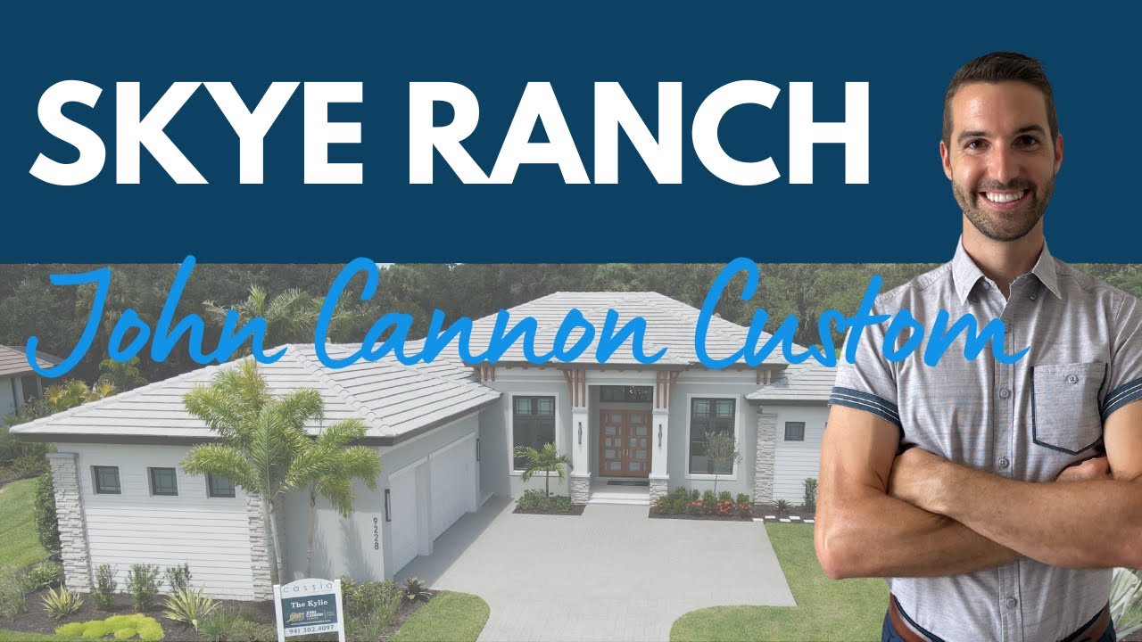 Skye Ranch - John Cannon - Kylie Model Home Tour - New Homes in Sarasota
