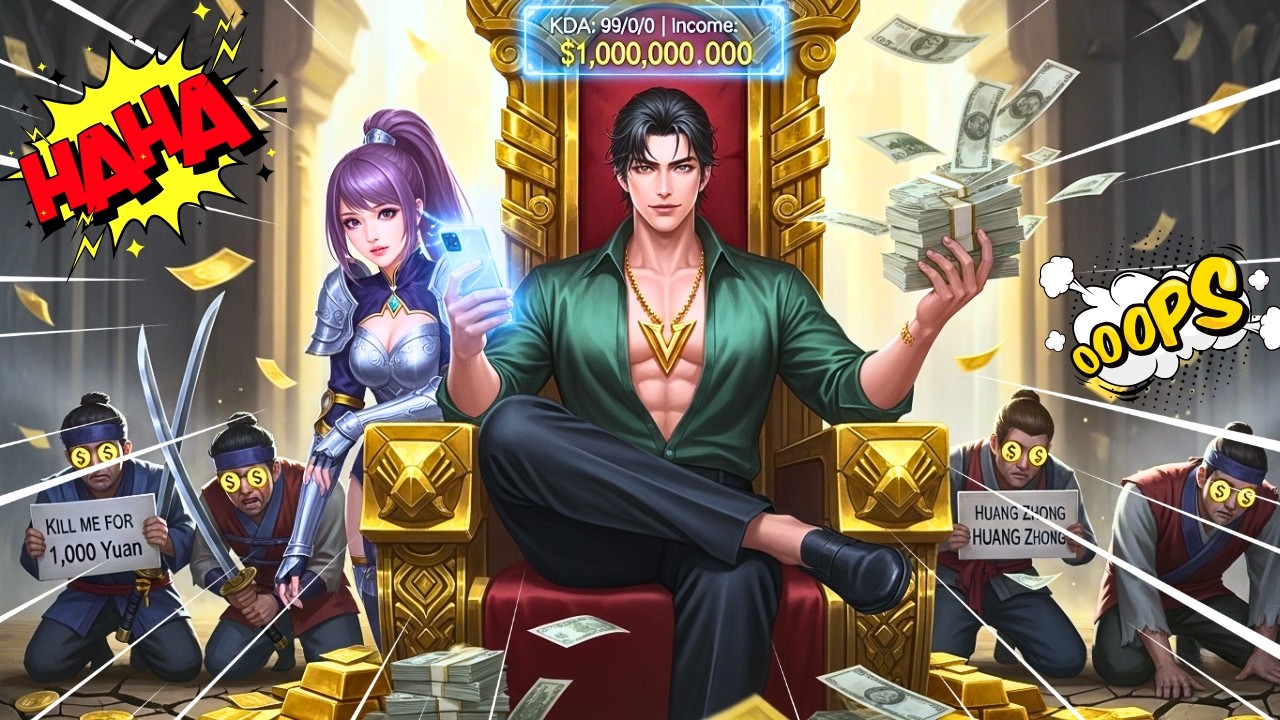 🔴 HONOR OF KINGS: SISTEMA BILIONÁRIO Ativado, Quanto Mais KILLS, Mais GRANA! | Romance em Quadrinhos