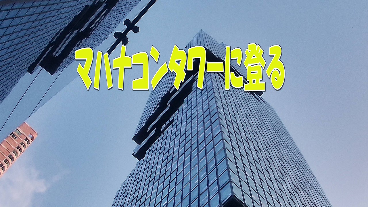 マハナコンタワーに昇る