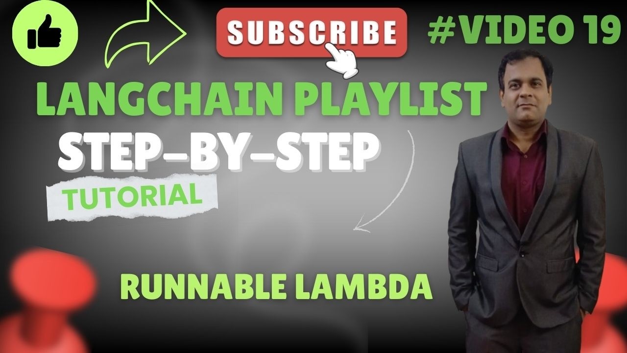 LangChain RunnableLambda: Integrating Custom Python Logic into FCEL Chains | Video #19