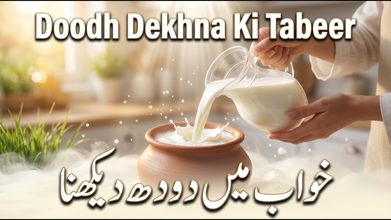 Khwab Mein Doodh Dekhna Ki Tabeer | خواب میں دودھ گرنا | Milk In Dream Meaning | Mufti Saeed Saadi