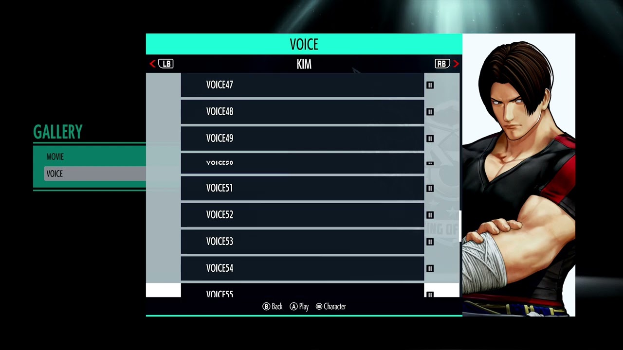 THE KING OF FIGHTERS XV Voice Gallery - Kim Kaphwan
