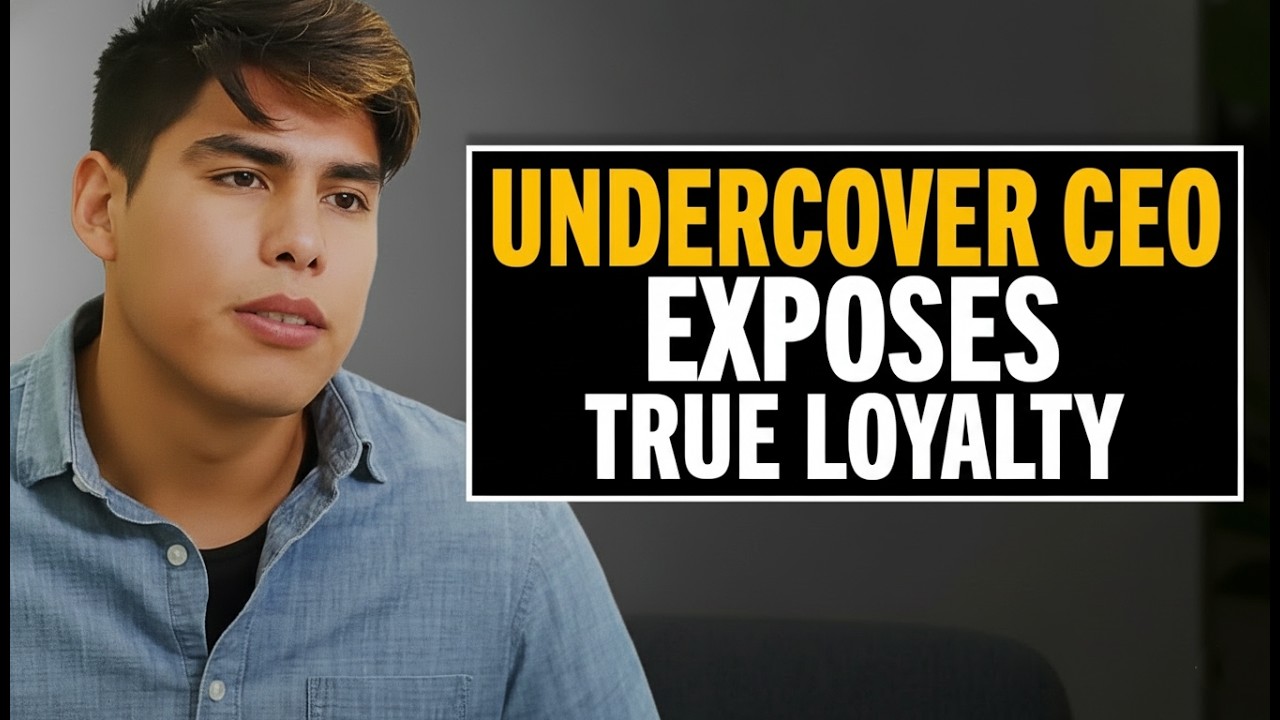Undercover CEO Test The Loyalty of Their Employees