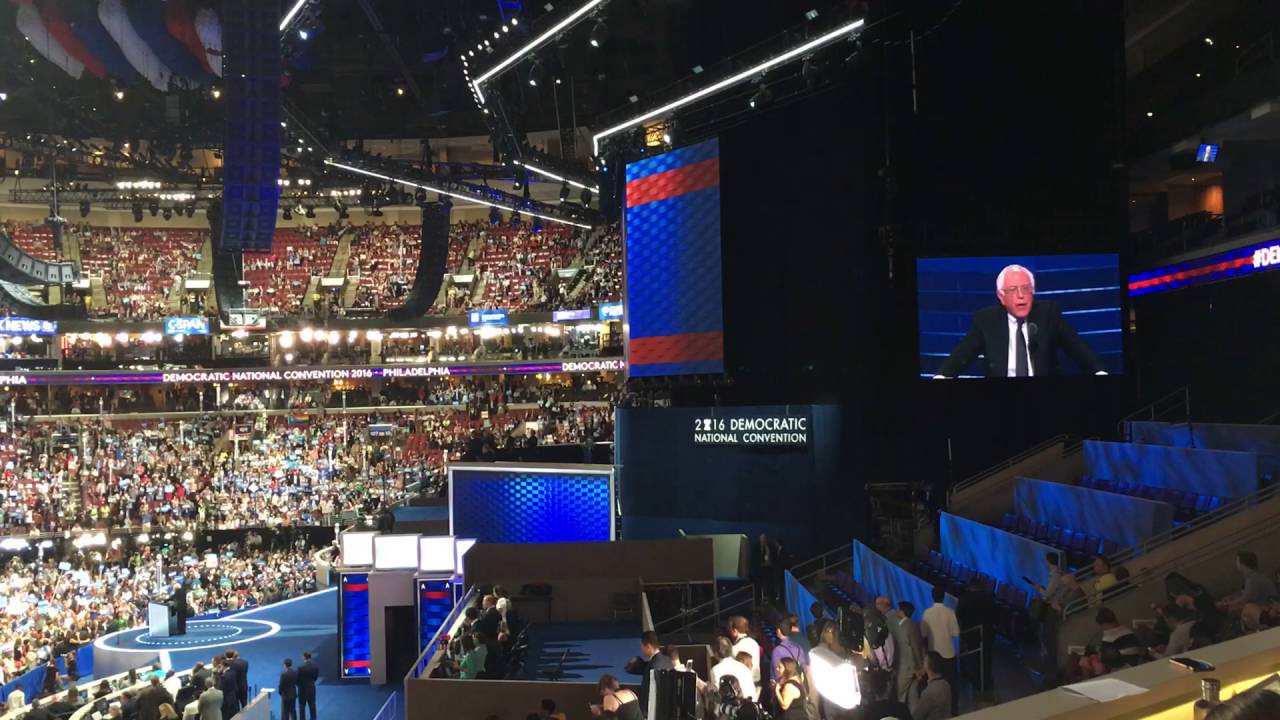 Bernie Sanders gives firm endorsement of Hillary Clinton at DNC #demsinphilly
