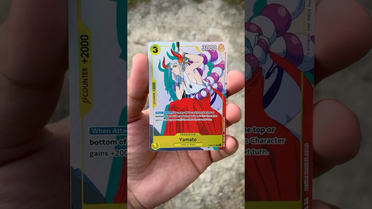 Yamato 🤩🔥A Treasure Alt Art Card from Gift Collection GC01. #onepiececardgame #optcg #onepiecetcg
