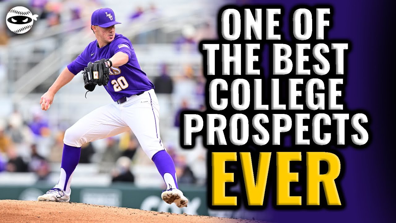 One of the BEST MLB Pitching Prospects in College Baseball HISTORY!