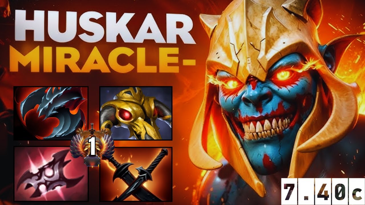 MIRACLE- Huskar Mid = Лёгкая Победа?! 🔥 | Dota 2 (7.40c)
