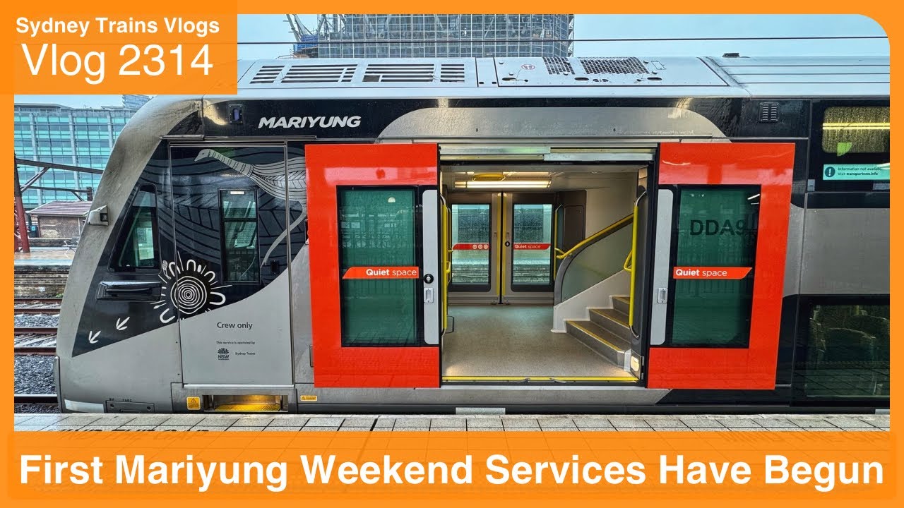 Sydney Trains Vlog 2314: The First Mariyung Weekend Services Have Begun