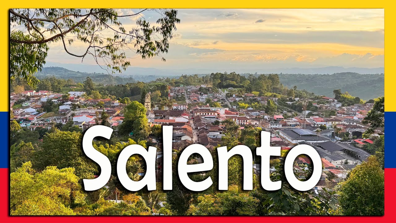 SALENTO en 4K - Uno de los pueblos más turísticos del Eje Cafetero Colombiano