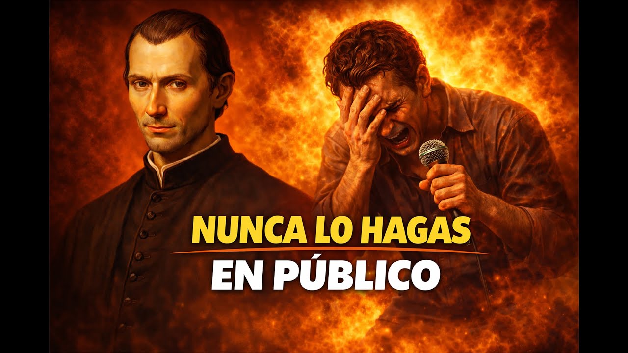10 cosas que nunca debes hacer en público — Maquiavelo lo advirtió