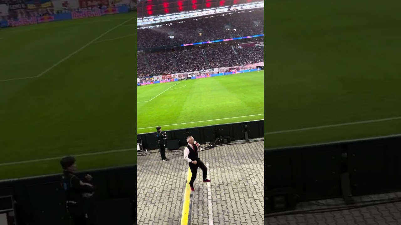 RB Leipzig gegen Bayern 1:0 ⚽️Stadionsprecher #fans #bundesliga #dierotenbullen #rbleipzig