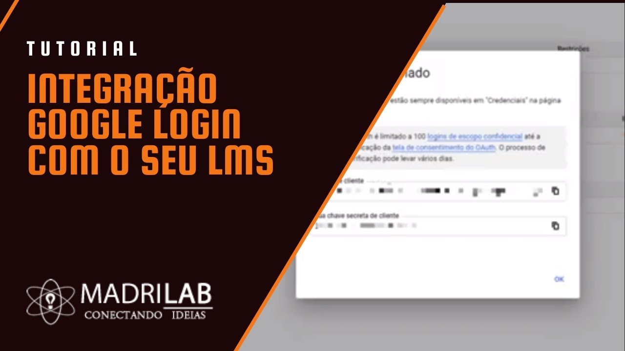 Integração Google Login com o software Moodle - 2021
