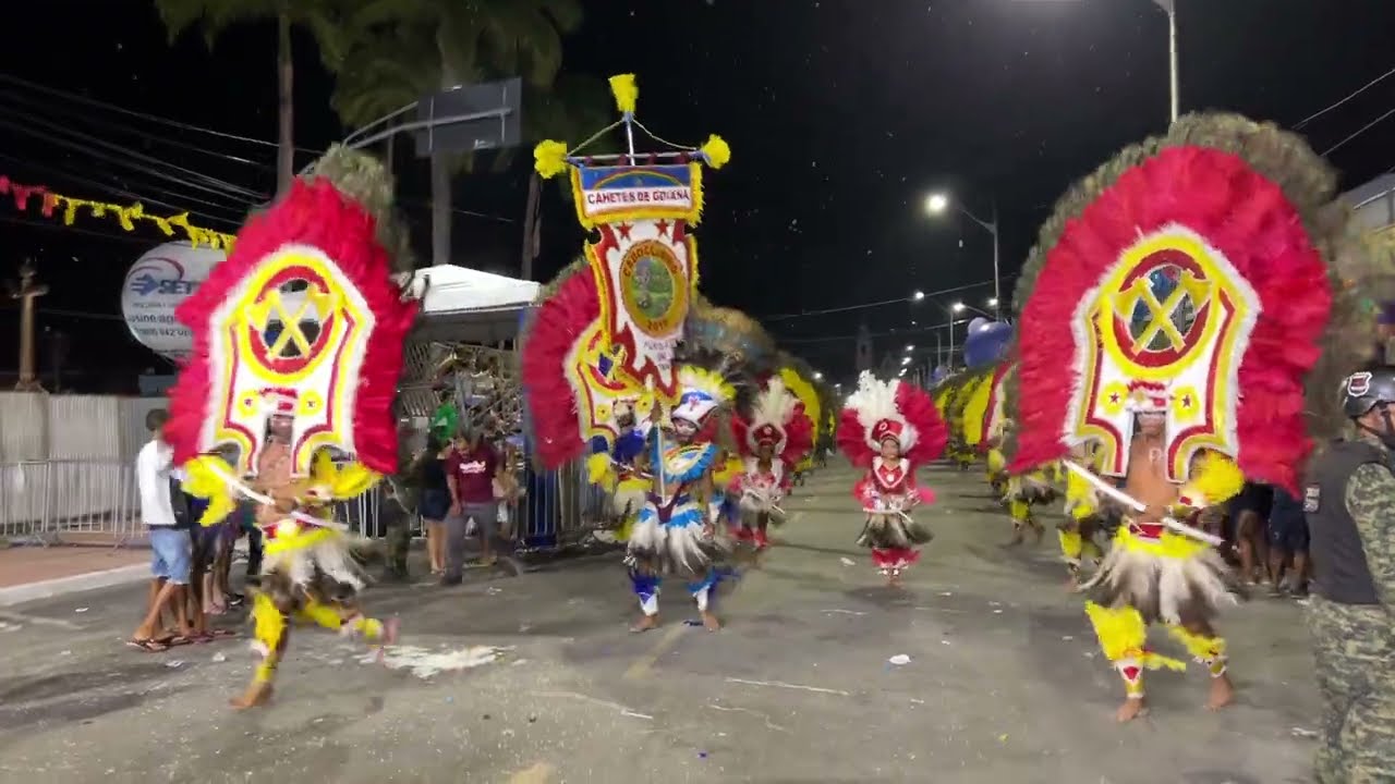 Caboclinho Cahetés de Goiana - Desfile Carnaval 2023 Goiana-PE
