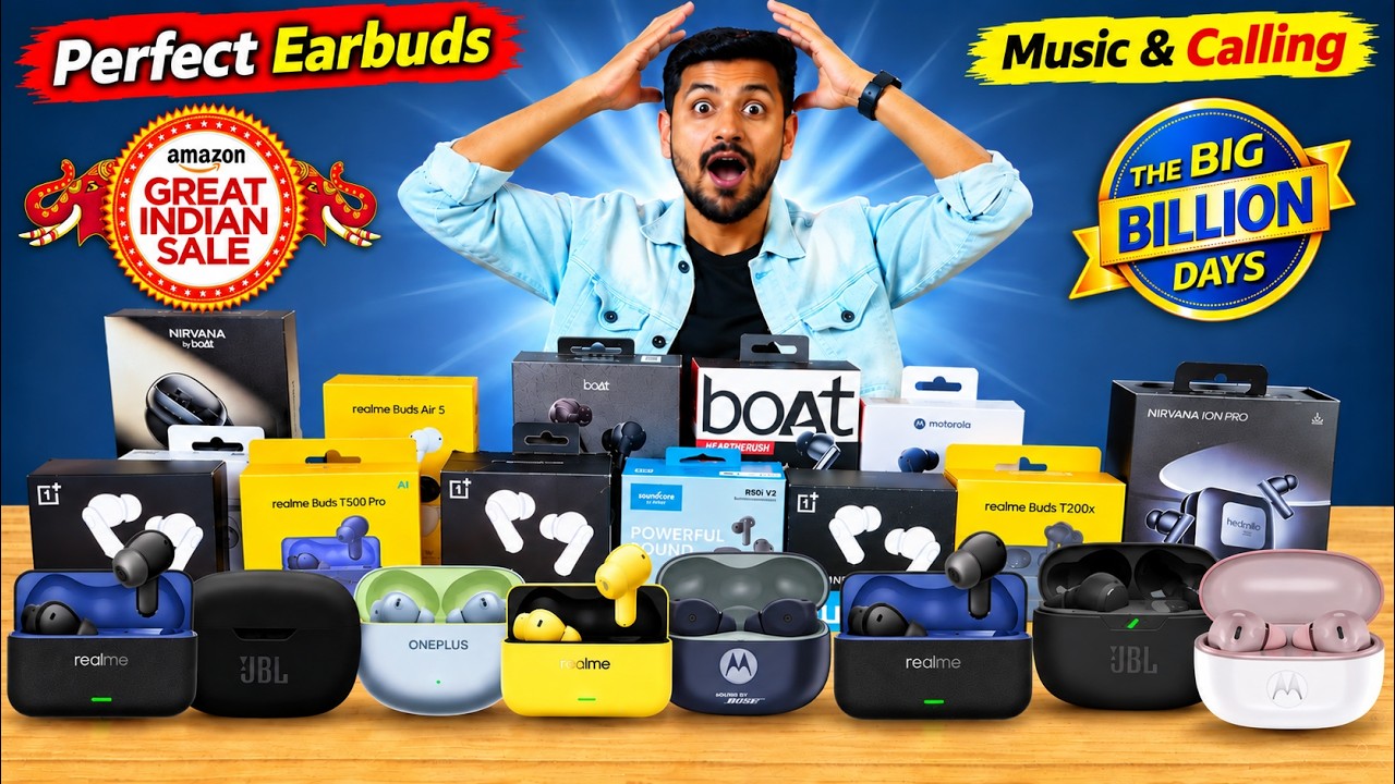[BBD Sale 2026] 🔥 12+ Best Earbuds deals On Flipkart big billion days Sale 2026! Best Earbuds 🔥