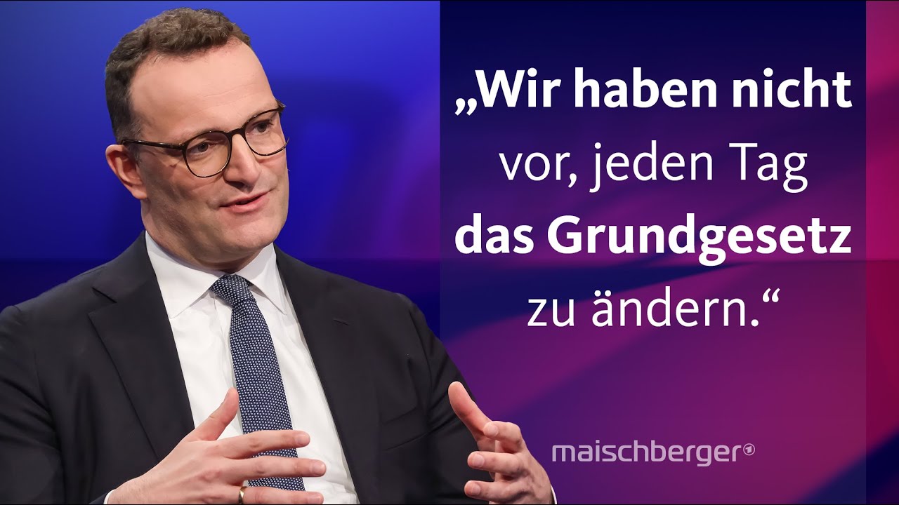 Brandmauern der Union: Jens Spahn (CDU) &uuml;ber den Umgang mit AfD und Linken | maischberger