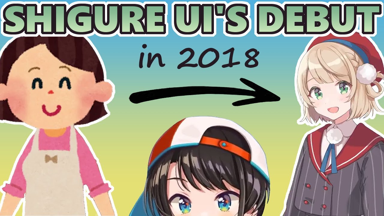 Shigure Ui's Avatar Debut! (in 2018 on Oozora Subaru's channel) [Eng Subs]