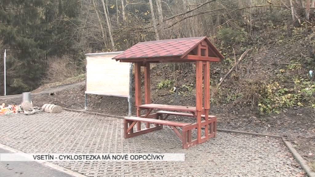 VSETÍN: Cyklostezka Jasenice má nové odpočívky