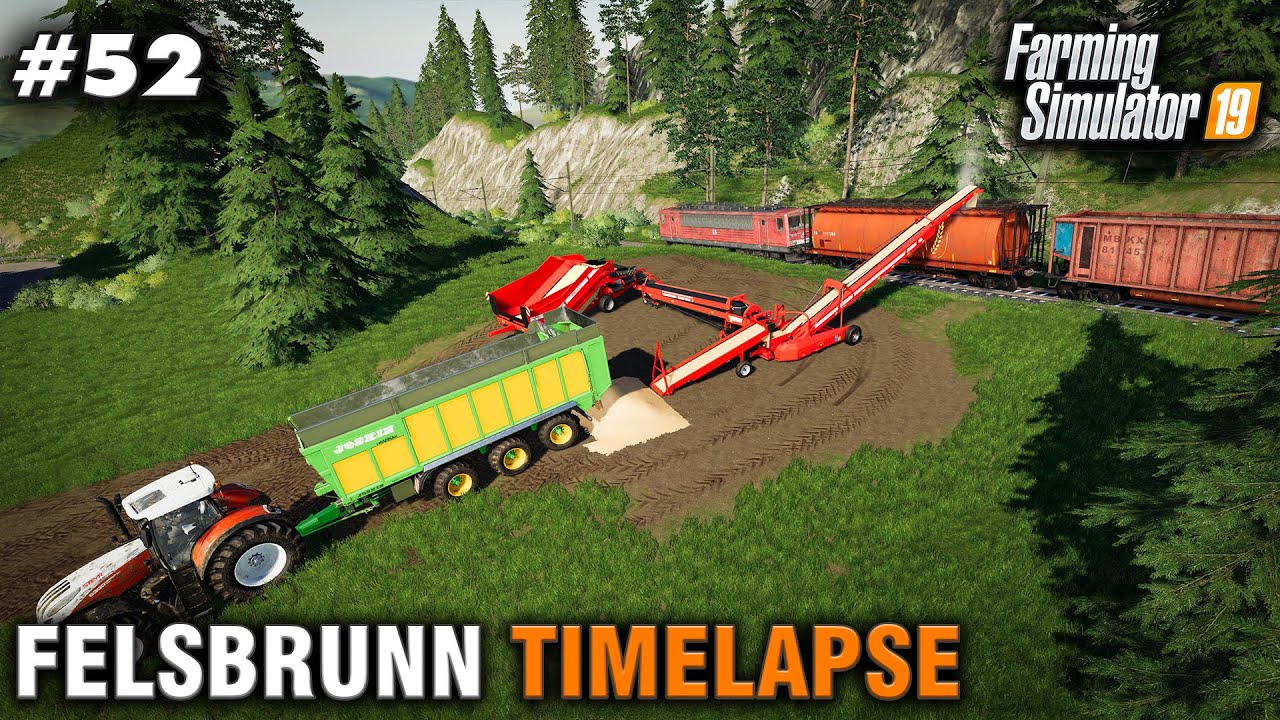 FS19 Timelapse Felsbrunn #52 Selling By The Train Load