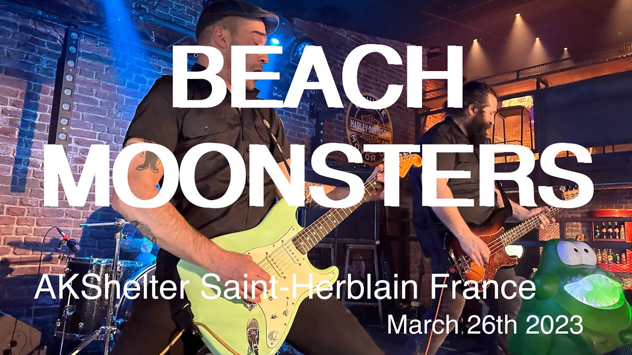 BEACH MOONSTERS Full Live Concert 4K @ AK Shelter Saint-Herblain France March 26th 2023