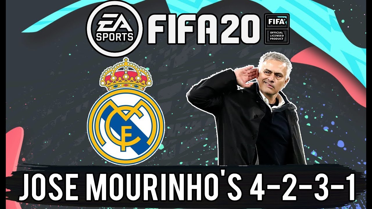 Recreate Jose Mourinho's 4-2-3-1 Real Madrid Tactic in FIFA 20 | FIFA 20 Custom Tactics