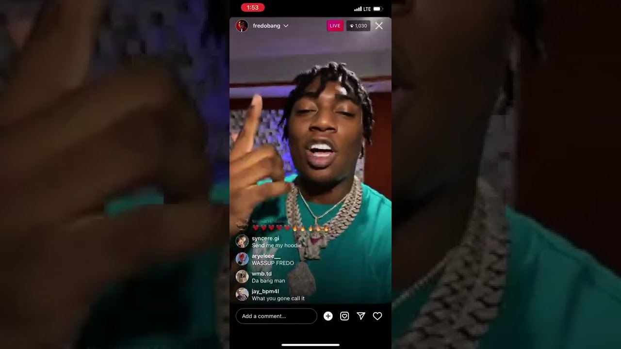 Fredobang LIVE Unreleased Music!