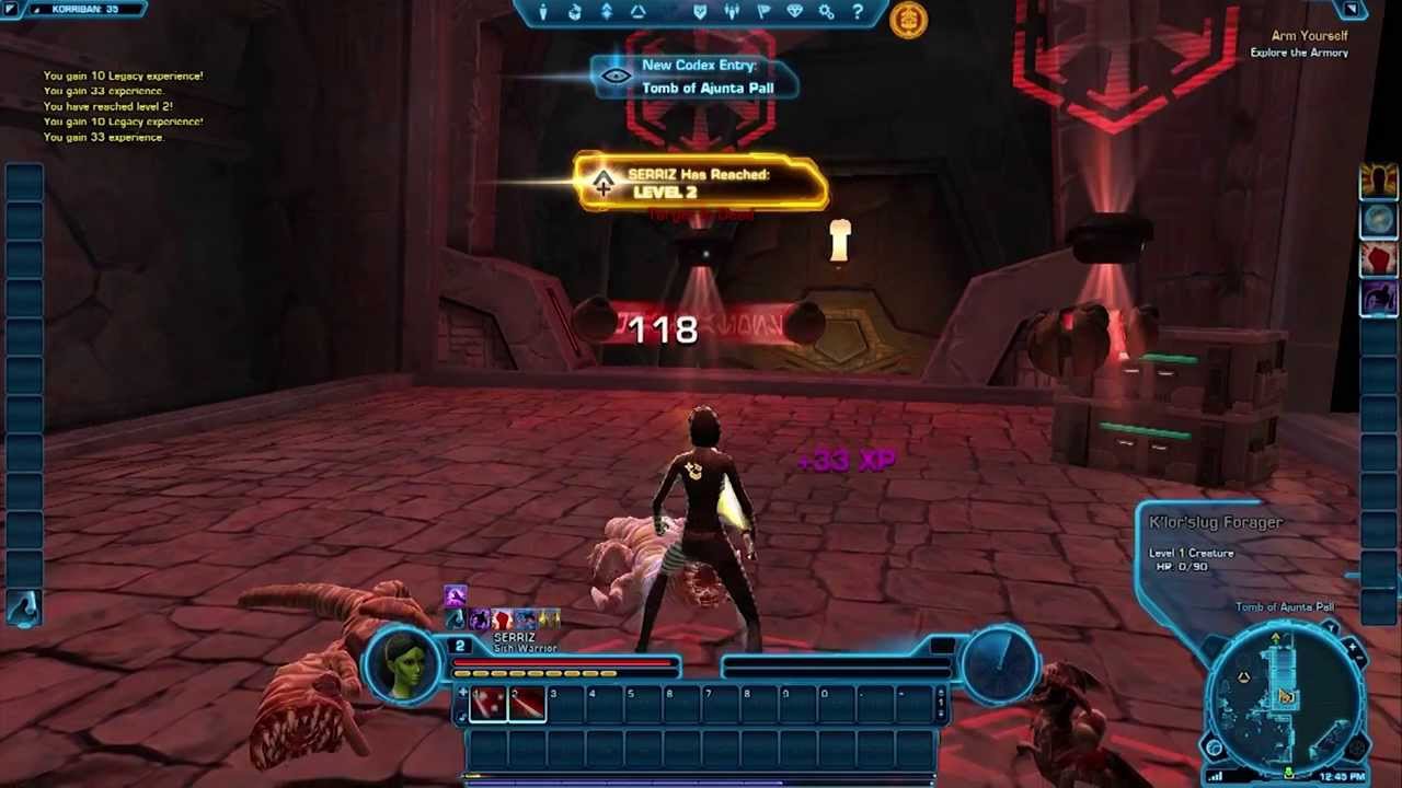 Korriban Codex Entries Guide