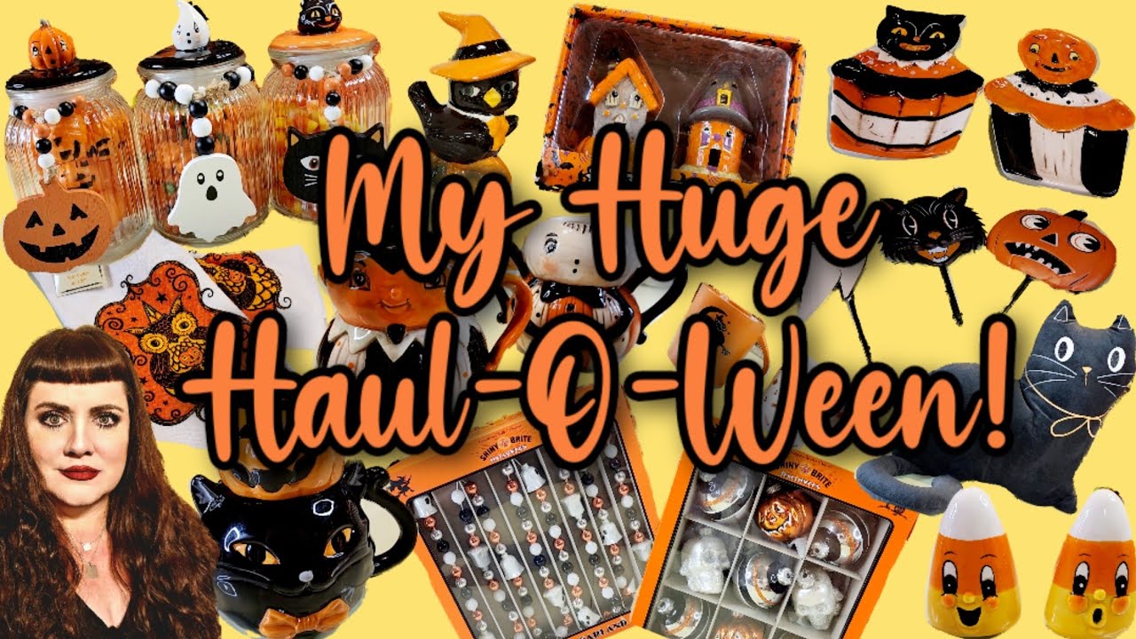 My HUGE 🎃Halloween🎃 HAUL! Walmart, Target, Ross, Johanna Parker, Vintage Style 🔸️CODE ORANGE🔸️