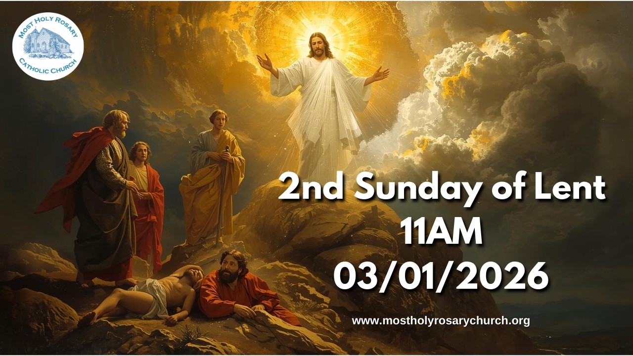 Sunday Mass 11AM - 03/01/26