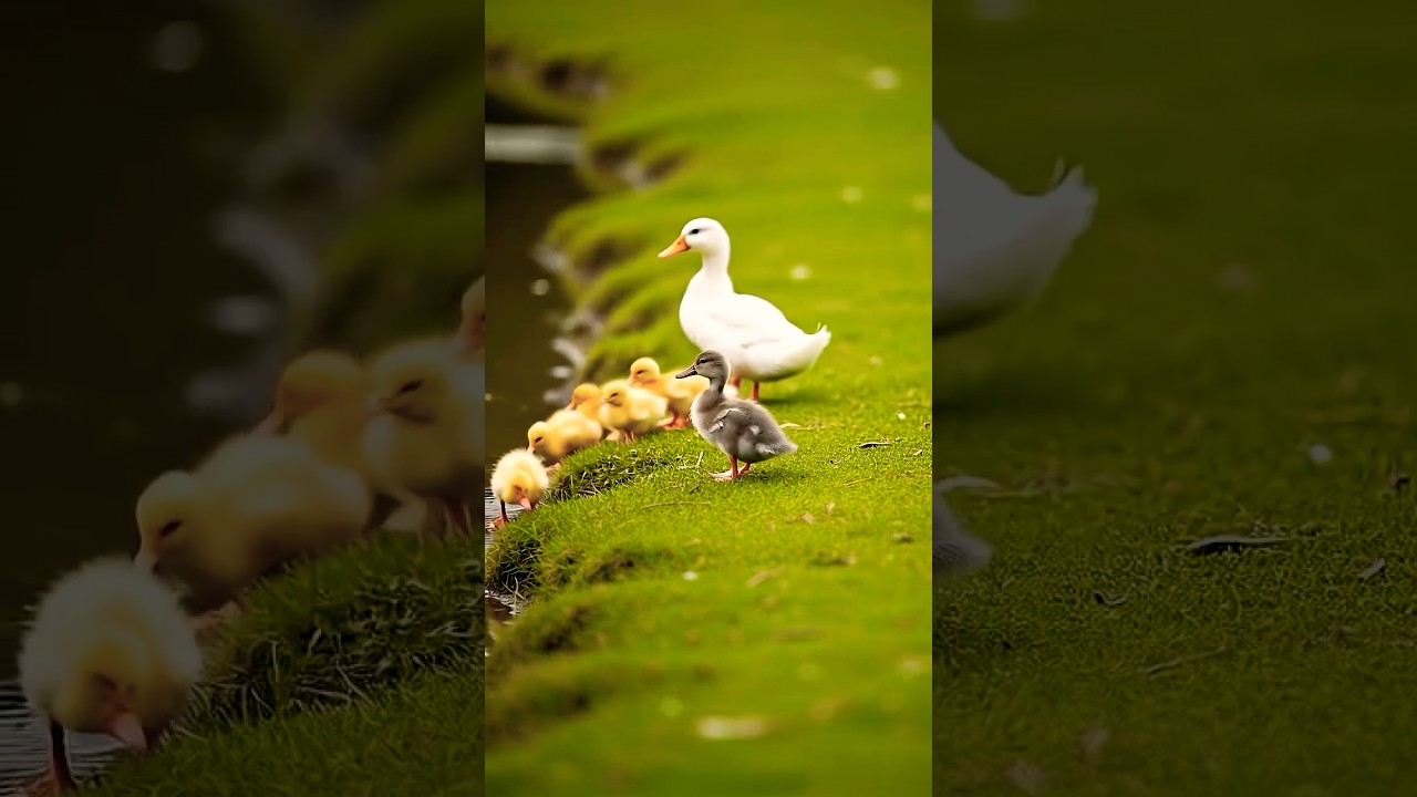 The Ugly Duckling... More Beautiful Than Them All! #animals #wildlifeentertainment #4kdocumentary