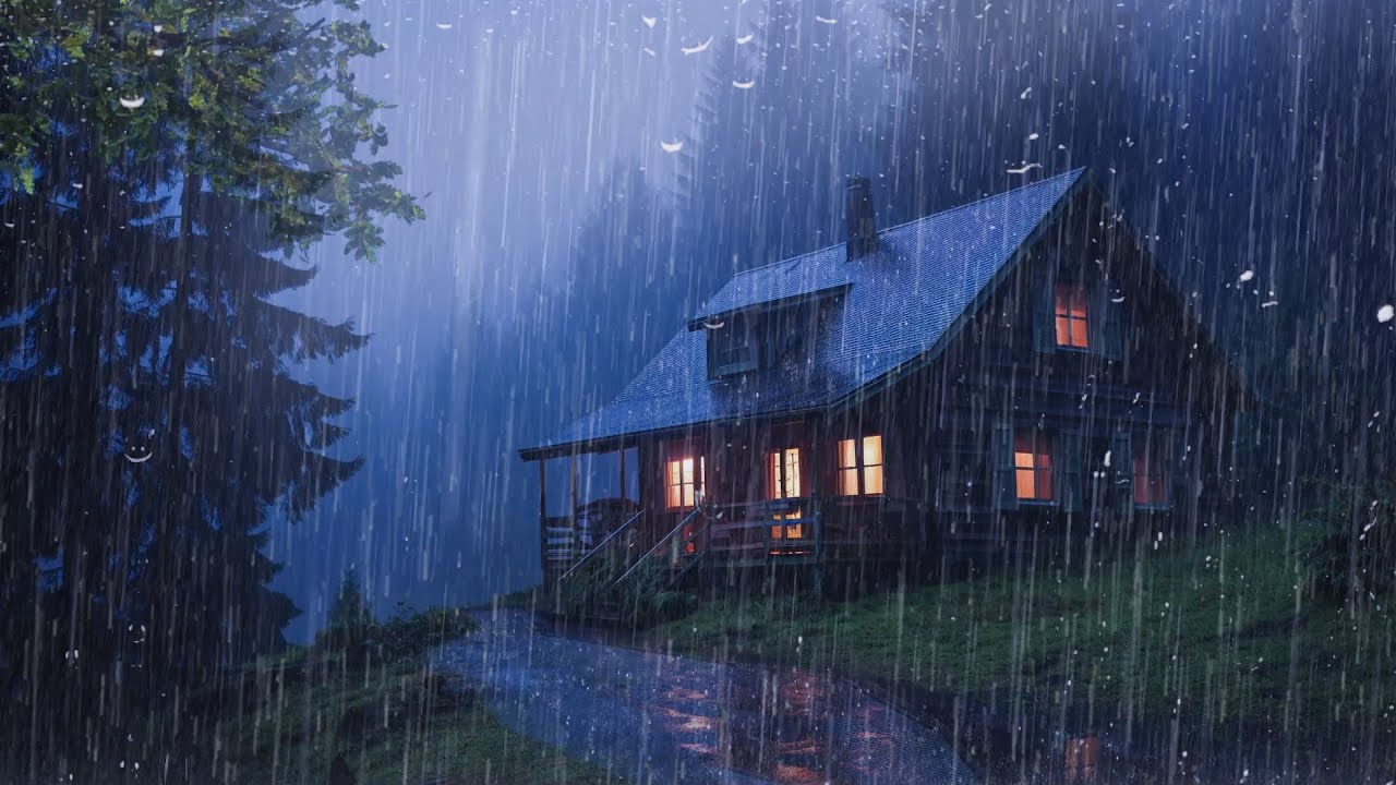 Perfect Rain Sounds For Sleeping And Relaxing - Rain And Thunder Sounds For Deep Sleep, RELAX, Study