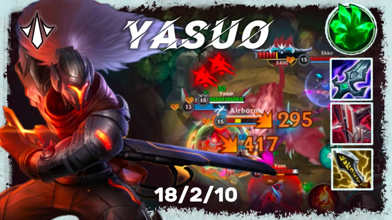 YASUO VS YONE | BROKEN MID LANE | WILD RIFT GAMEPLAY (BEST RUNE FOR YASUO)