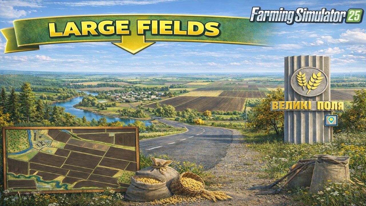 🔴🅻🅸🆅🅴 🔴 🌻Farming Simulator 25🌻***LARGE FIELDS / БОЛЬШИЕ ПОЛЯ_ 17***