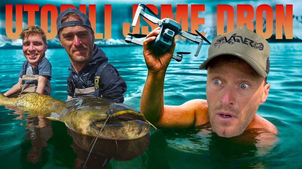 UTOPILI JSME DRONA! Lov sumců ve Španělsku 🎣 @steven_gash