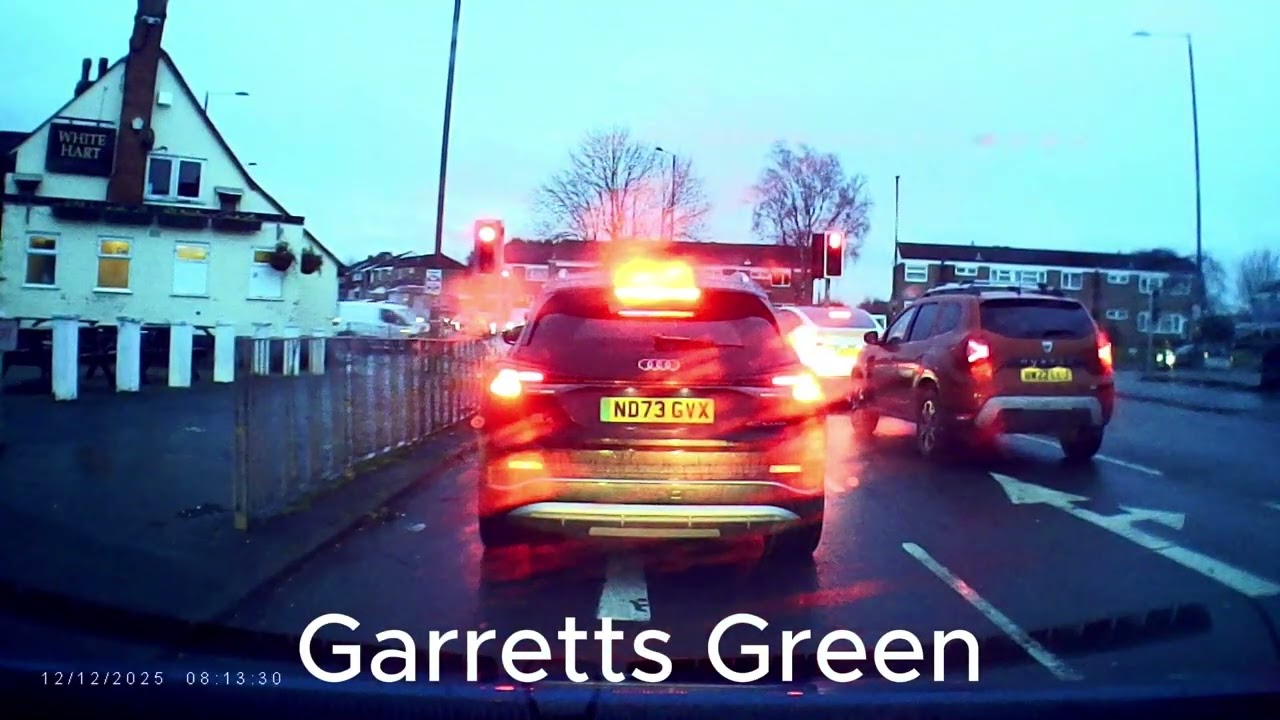 Garretts Green test Route #drivingexam #drivingtest #drivingtestroutes
