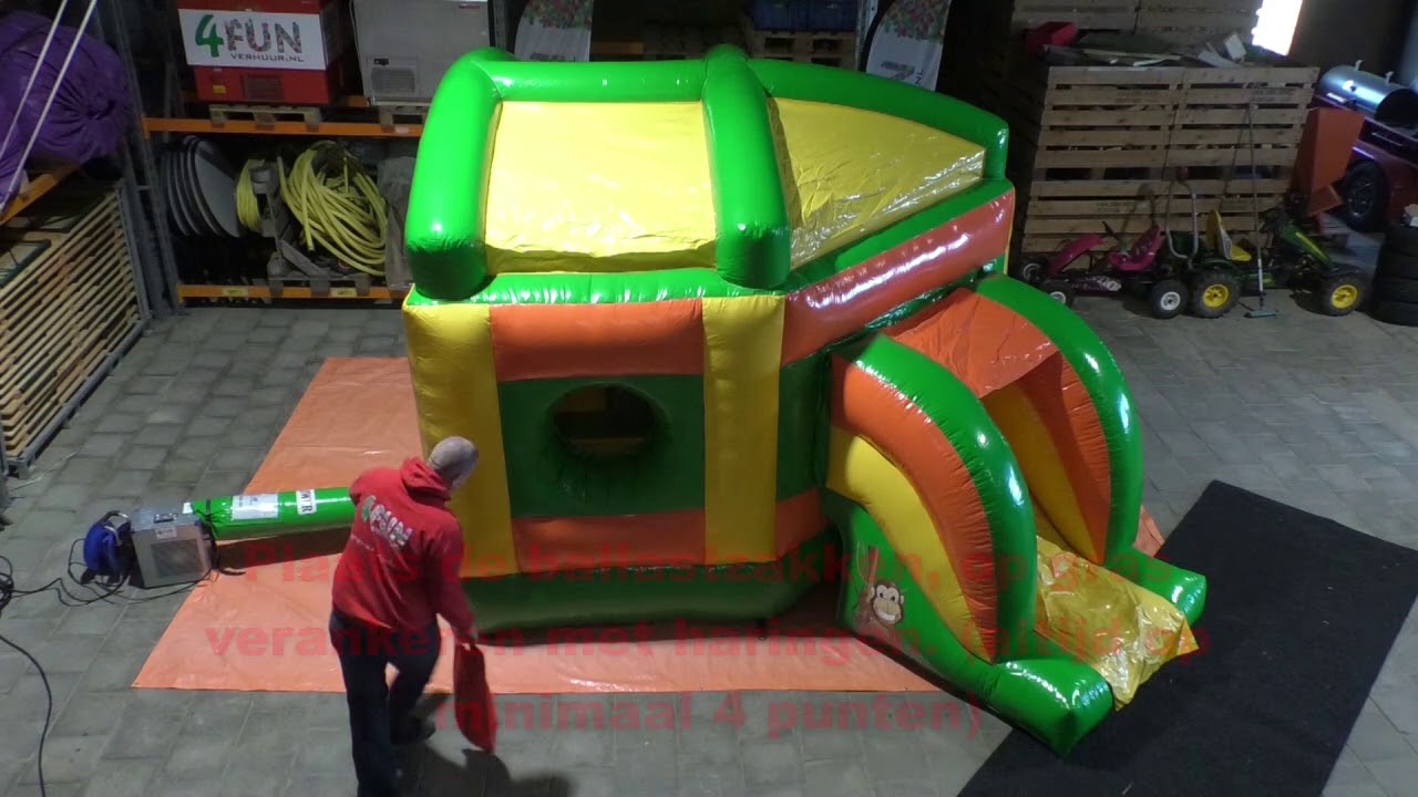 Instructie springkussen Jungle