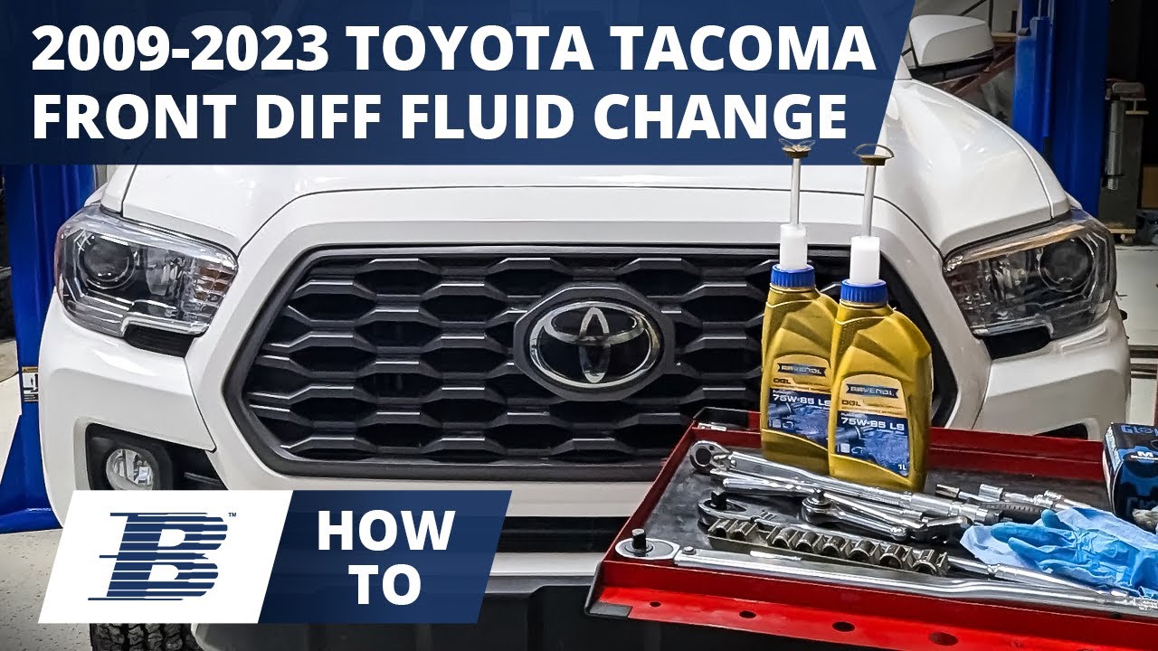 Toyota Tacoma Front Differential Fluid Change DIY (2009-2023)
