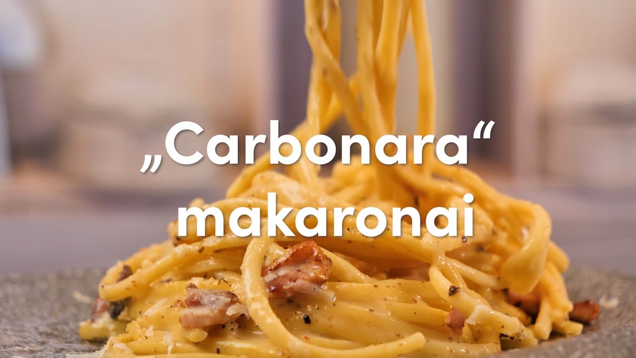 &bdquo;Carbonara&ldquo; makaronai | Receptų receptai