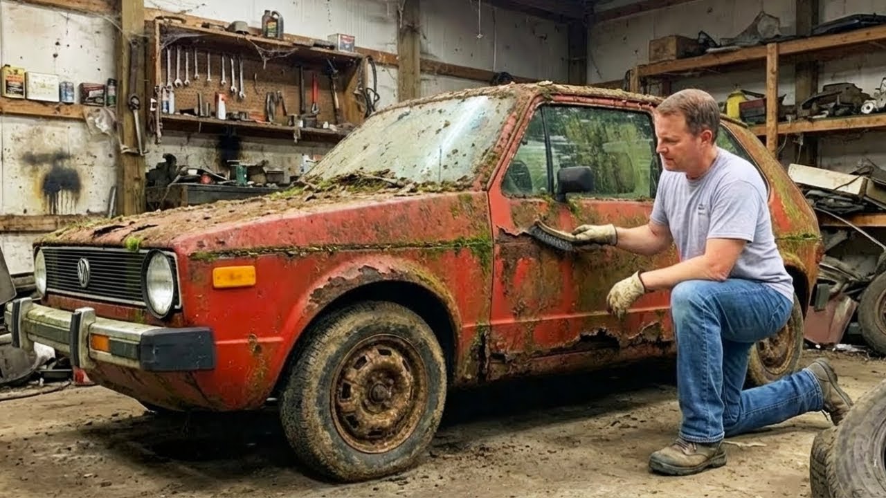ASMR Car Restoration! Full Restoration of a VW Golf MK1 from Total Disrepair to Looking New