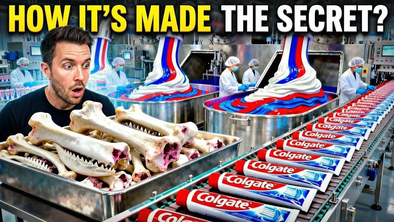 How Toothpaste Is Made Inside Factory 🦷 | Full step by step Manufacturing Process
