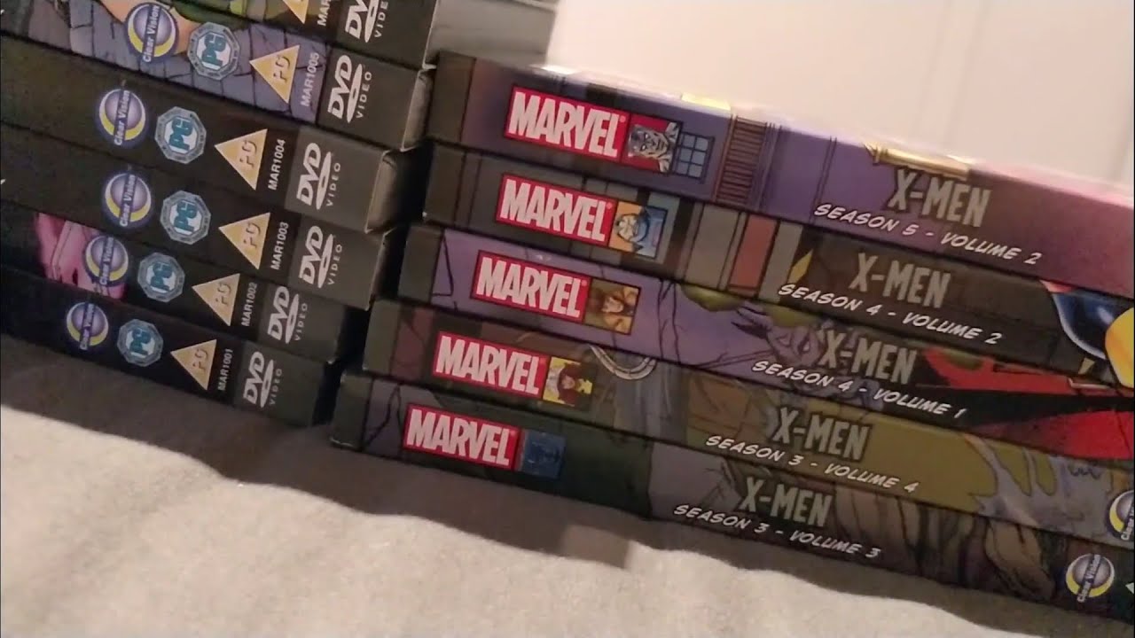X-Men the animeted series complete dvd. All volums all seasons. UK release
