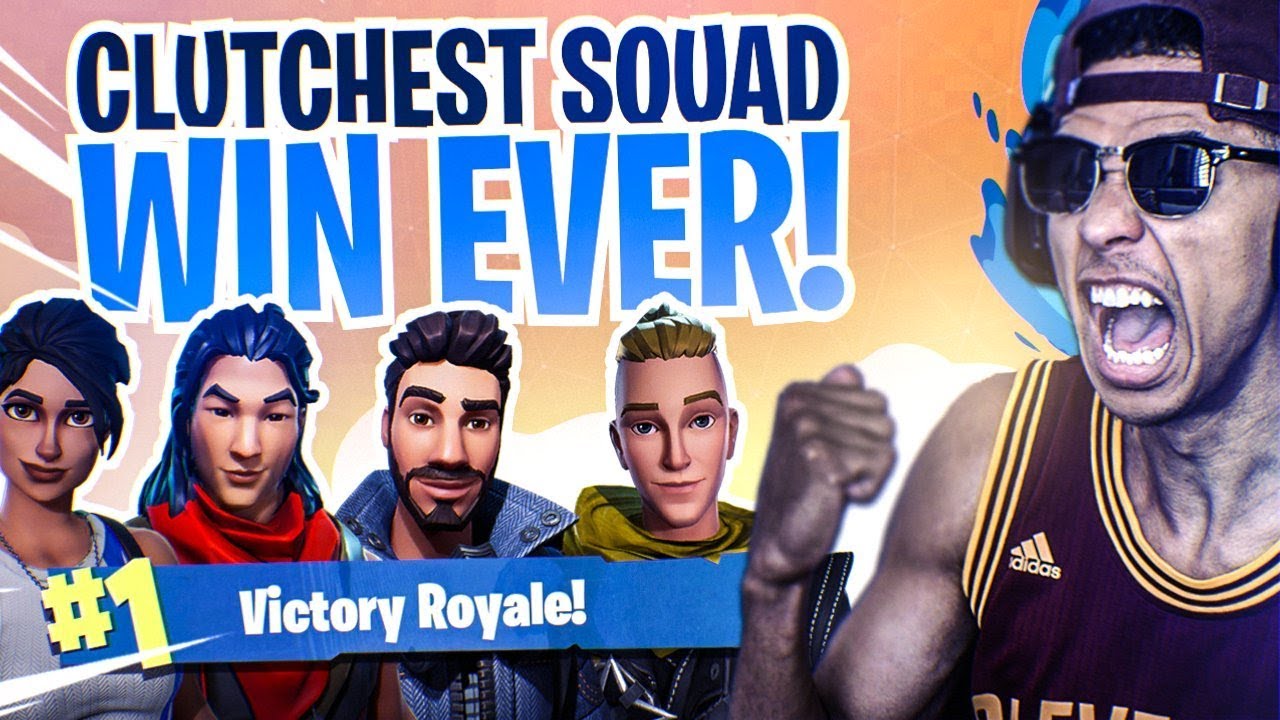 MY CLUTCHEST SQUAD FORTNITE VICTORY EVER! Fortnite Battle Royale