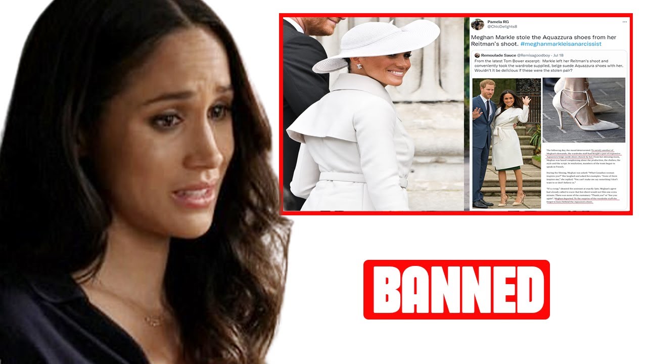Meghan's Nothing But A THIEF! Fashion Houses BAN Markle from Their Clothes After Stealing Scandals