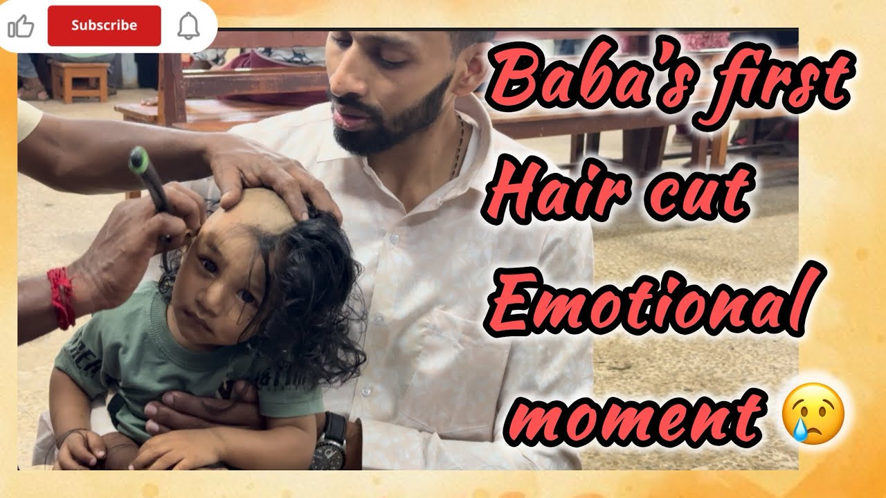 We weren’t ready for Baba’s first haircut🥺✂️ #goanvlogger 