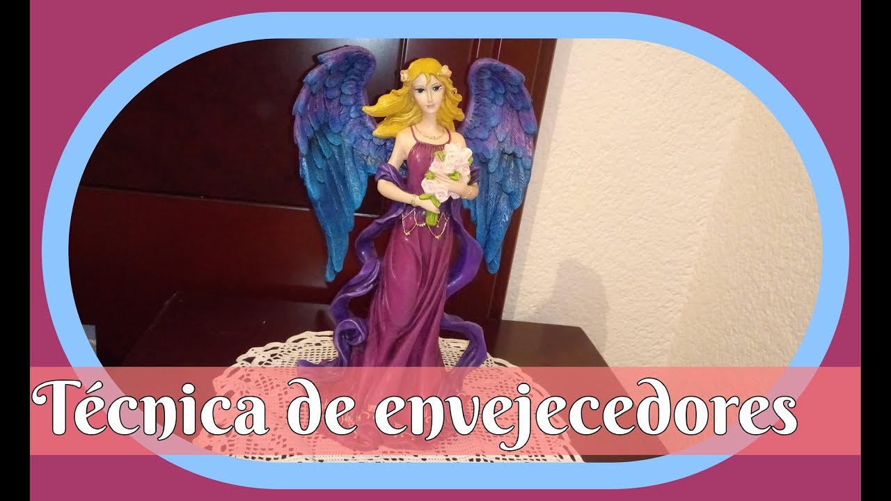 Ángel de resina | Técnica de envejecedores