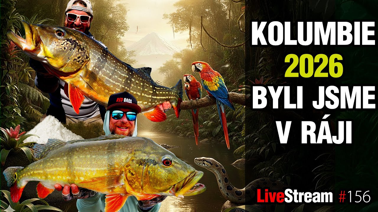 Opravdu je to ráj Peacock Bassů 🐟 - Kolumbie 2026  | Přívlač Live #156