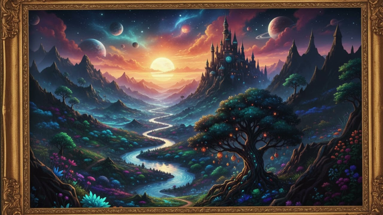Tableau TV:  Beautiful Frame Art TV: TV Art Frame #art  #ArtFrame #RelaxingVisuals @Tvartframe2