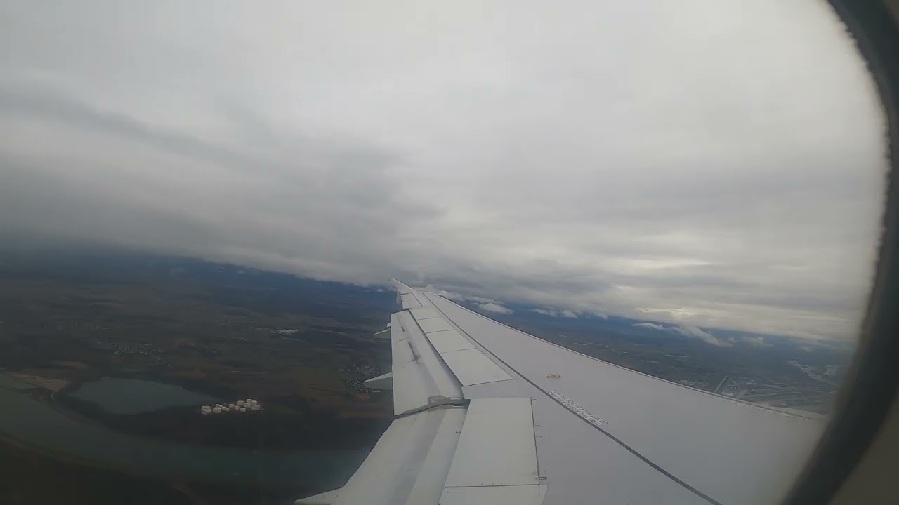 Tunisair TAR246 | Strasbourg LFST | Landing RWY 23 | Airbus A320 TS-ITA (short version)